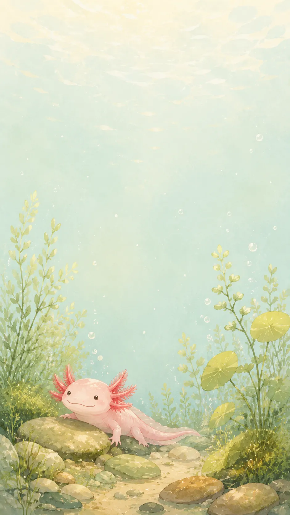 Free Axolotl wallpapers — phone and desktop