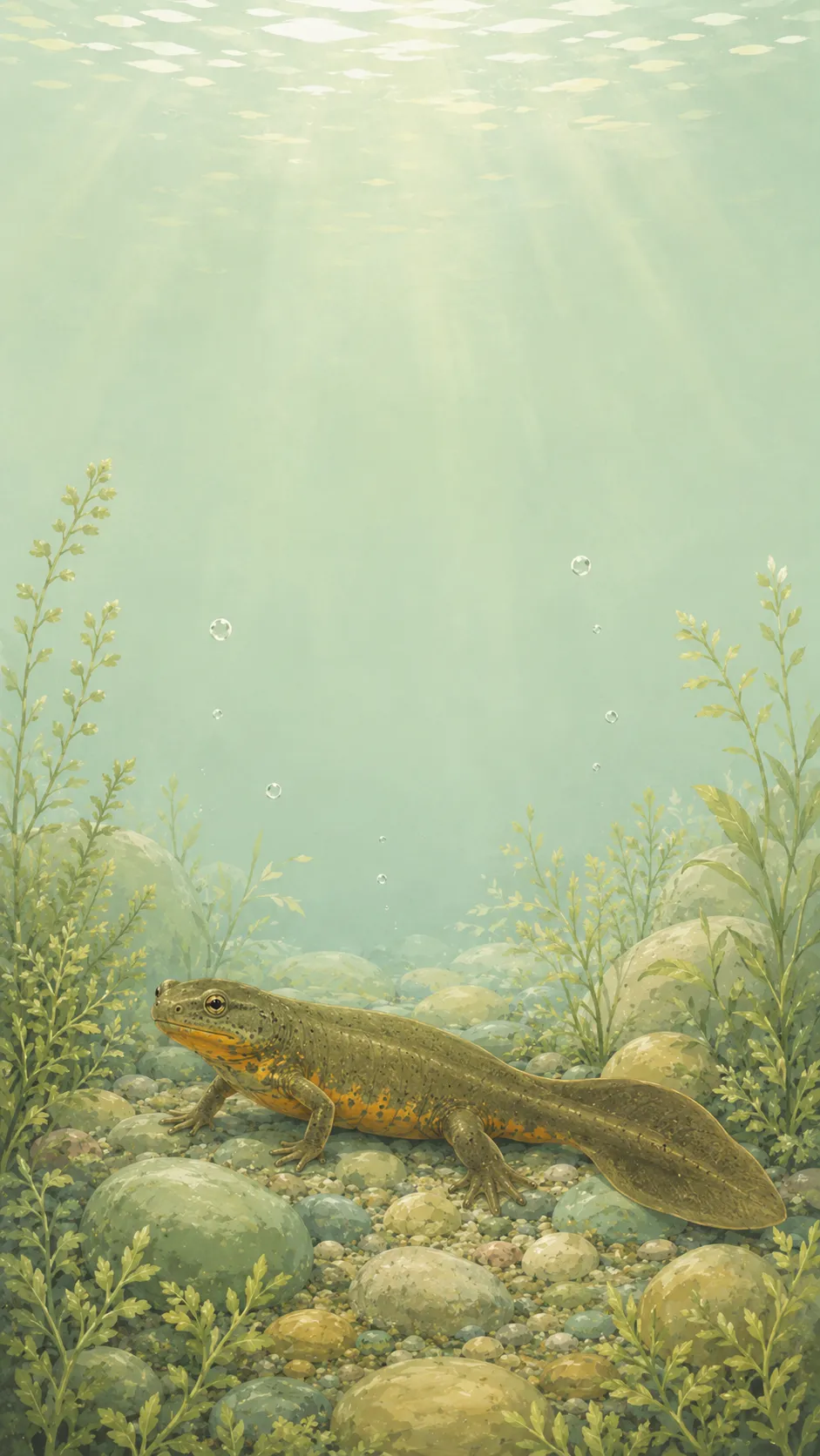 Free Paddletail Newt wallpapers — phone and desktop