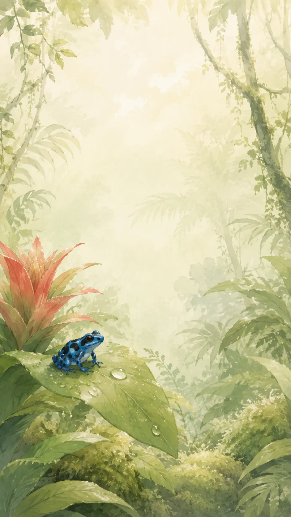 Free Blue Poison Dart Frog (Azureus) wallpapers — phone and desktop