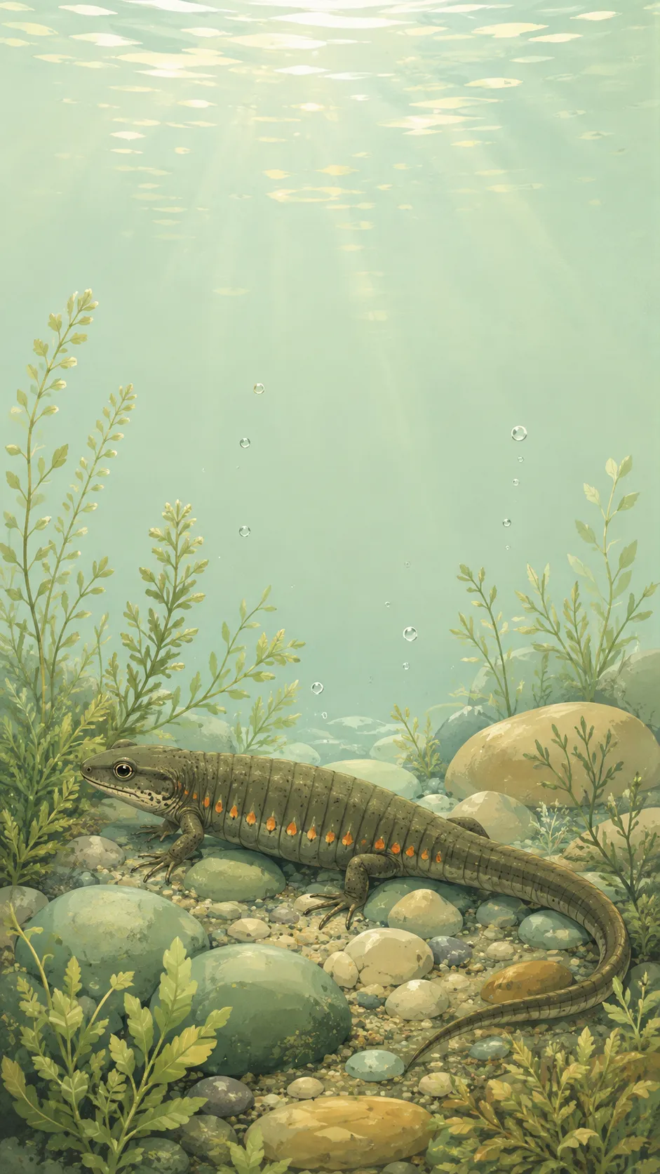 Free Spanish Ribbed Newt wallpapers — phone and desktop