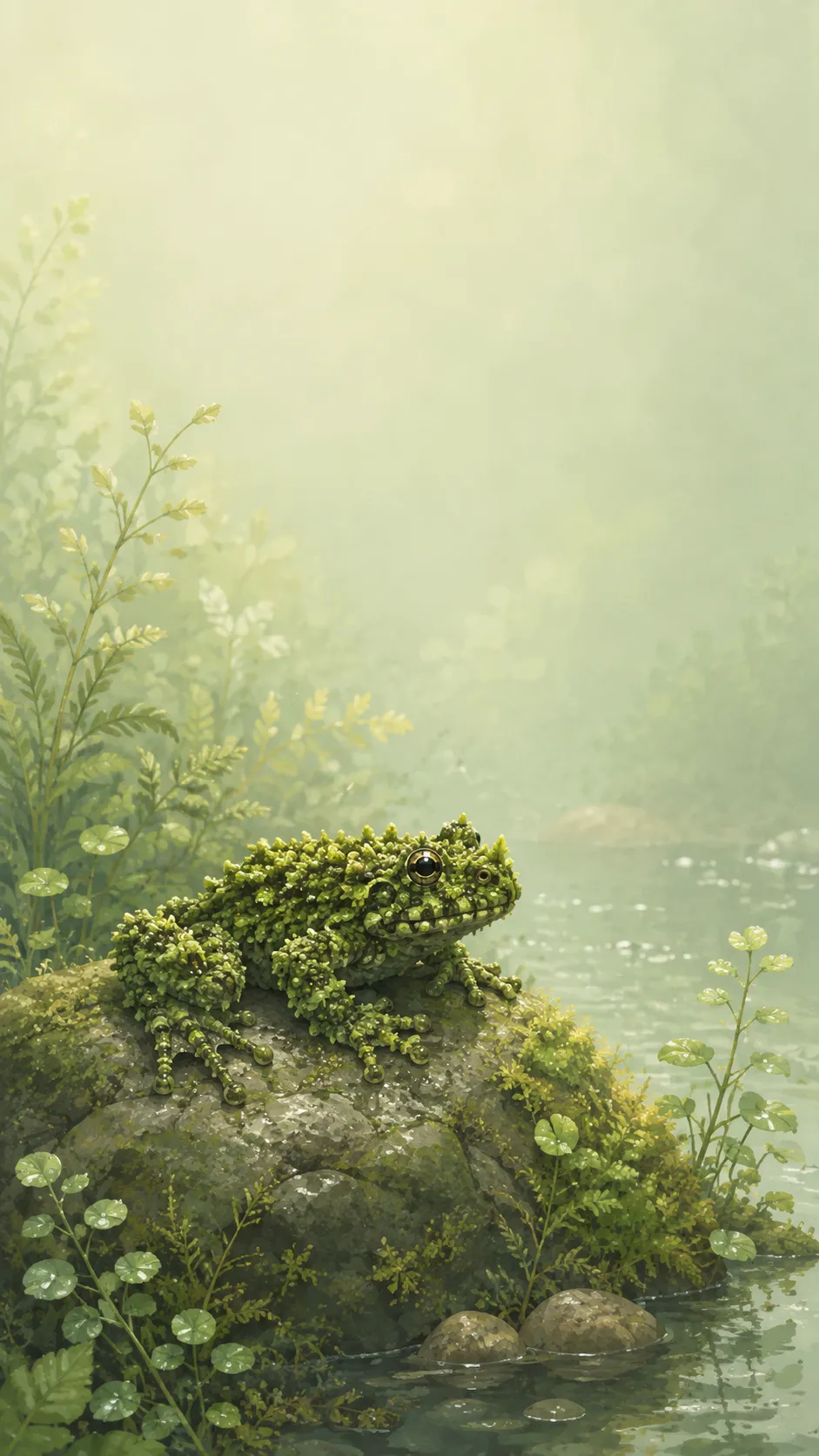 Free Vietnamese Mossy Frog wallpapers — phone and desktop